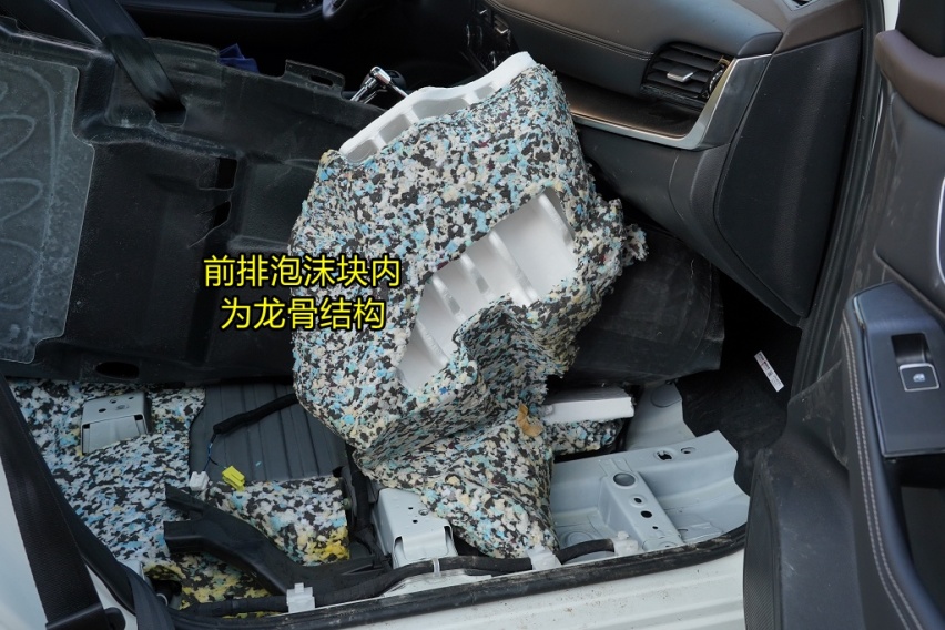 新奇骏拆解(4)地板/底盘 再生材料横行