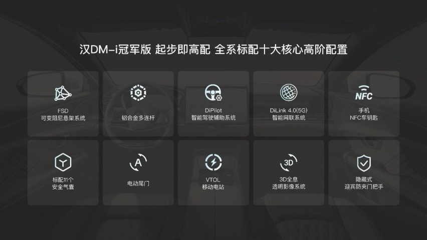 冠军和战神都来了，比亚迪全新汉DM系列上市，起售价18.98万元起