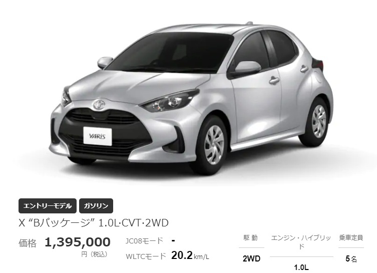 飞度的一生之敌，丰田精品小车雅力士上市8.8万你看好么？