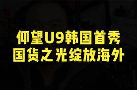 仰望U9亮相韩国，估计他们又破防了，国货之光绽放