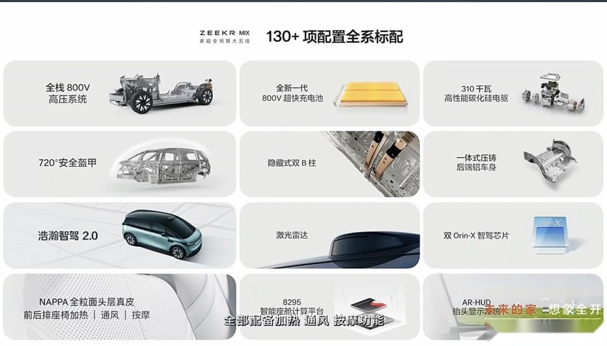 极氪MIX正式上市，27.99万起，无B柱+前排旋转座椅