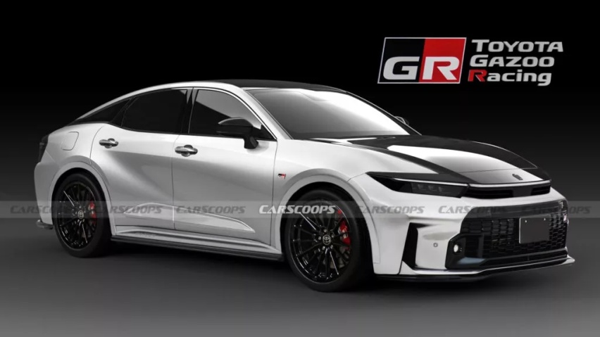 丰田皇冠GR假想图曝光，或今年夏天发布，马力或超370 HP
