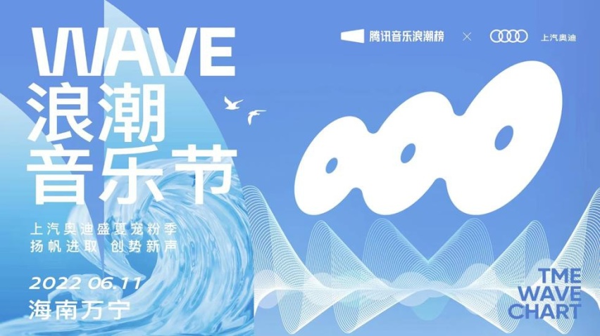 上汽奥迪携手腾讯，跨界呈现“WAVE浪潮音乐节”