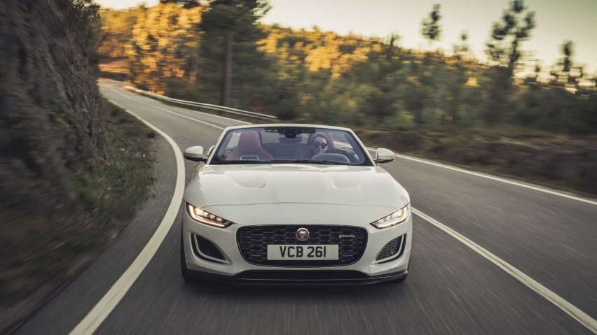 2022款捷豹F-type P450官图曝光,搭载V8发动机