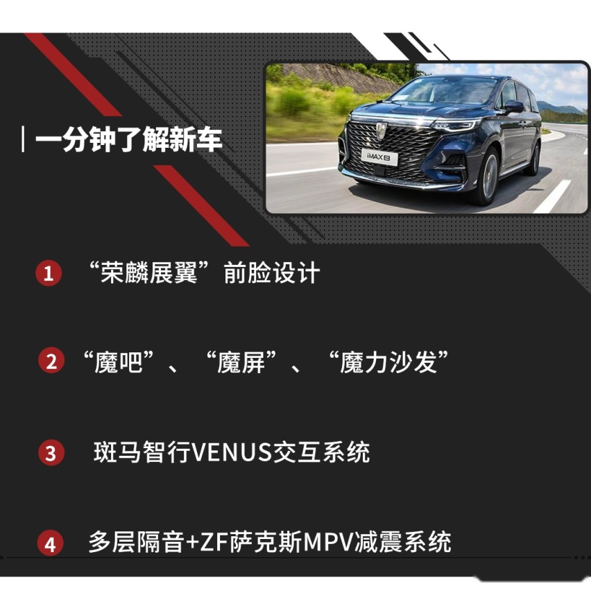 造型激进、内饰魔幻、全新MPV荣威iMAX8来了