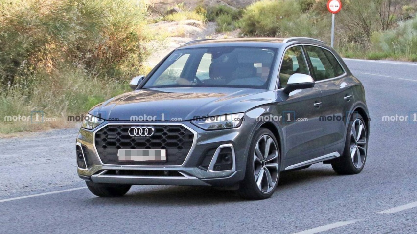 V6+四驱，最大功率354马力，21款奥迪SQ5无伪谍照曝光