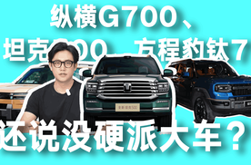 还说没硬派大车？纵横G700、坦克500、方程豹钛7