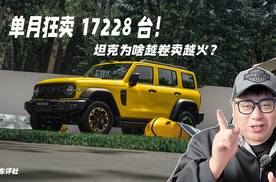 单月销量17228 台！坦克为啥越卷卖得越火？