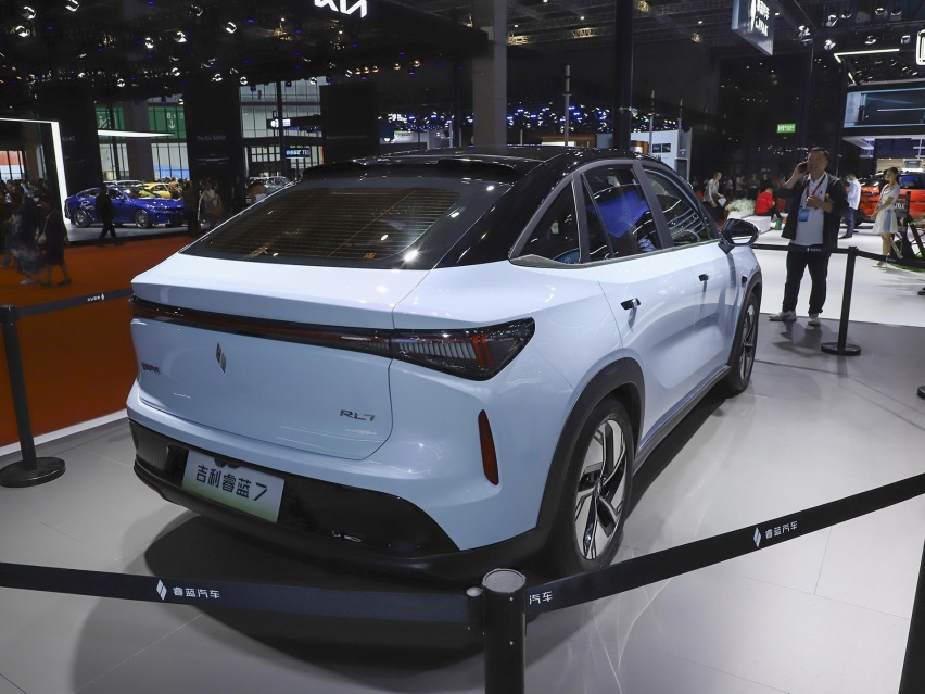 纯电动轿跑SUV 吉利睿蓝7有望6月份上市 支持换电