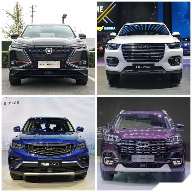 自主品牌四款代表性SUV，性价比不输合资品牌