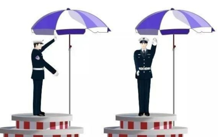 交警手势你还记得多少？2分钟让你记住交警手势