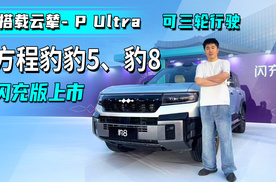 搭载云辇- P Ultra ，可三轮行驶，方程豹豹5、豹8闪充版上市