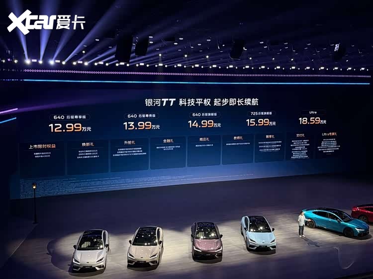 限时价12.99万元起 吉利银河TT正式上市