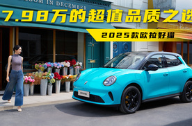7.98万起！2025款欧拉好猫，凭什么做“超值品质之选”？