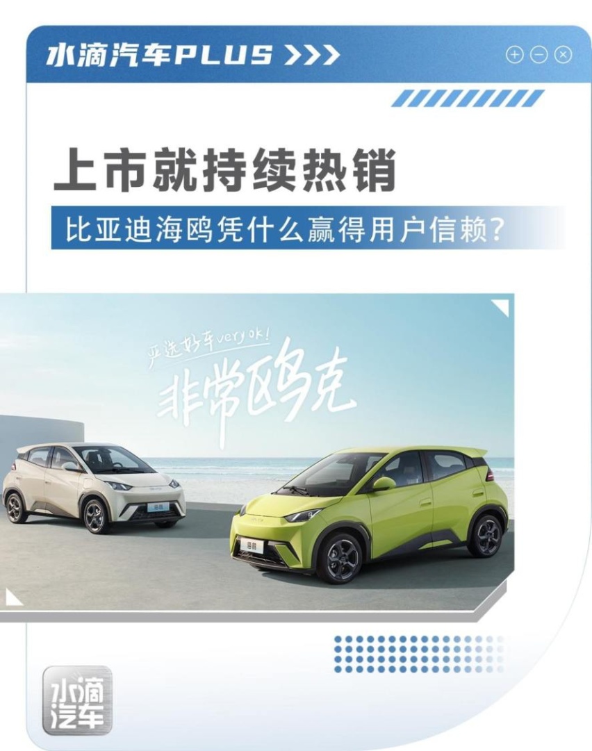 上市就持续热销 比亚迪海鸥凭什么赢得用户信赖？
