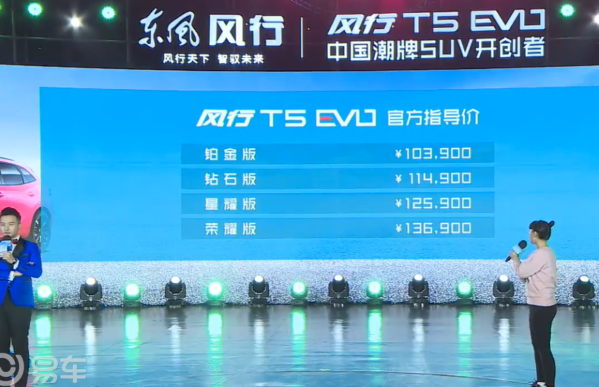 售价10.39万元起 外观内饰前卫 东风风行T5 EVO上市