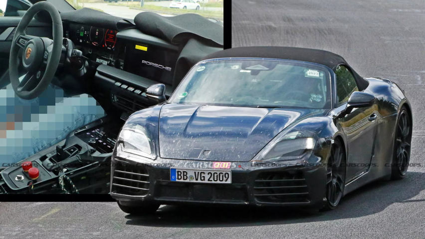 2025 保时捷 Boxster EV 内饰首次曝光