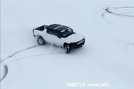 GMC Hummer EV冬季雪地实车曝光 或将年底正式投产