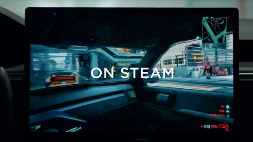 开特斯拉还能同时玩Steam，马斯克给韭菜们上科技了？
