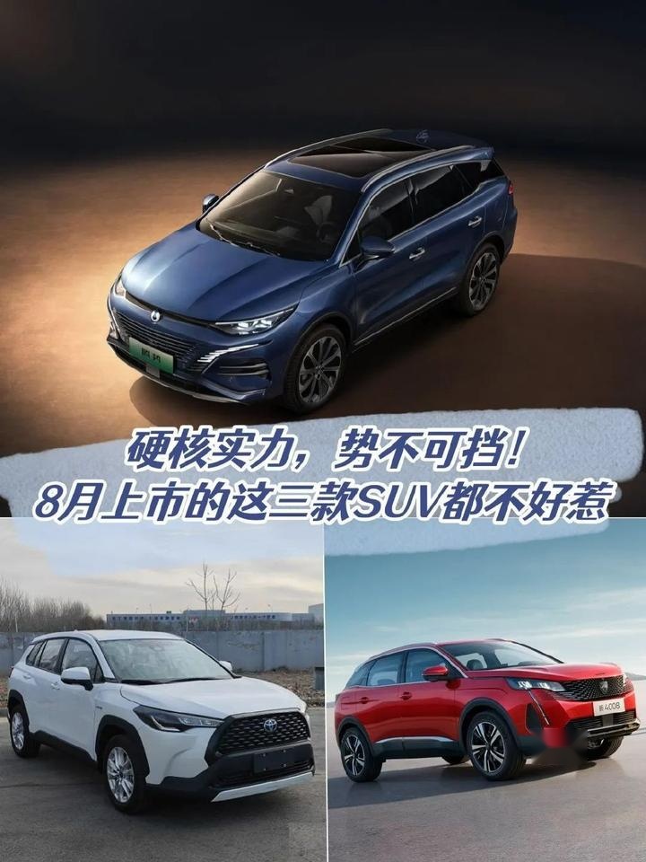 硬核实力，势不可挡！8月上市这三款SUV都不好惹