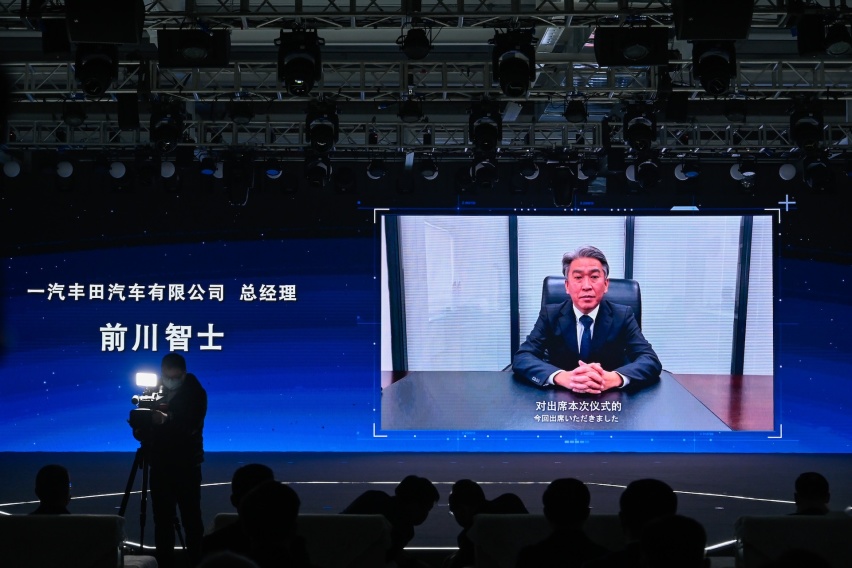 一汽丰田最美SUV HARRIER凌放在长春基地下线