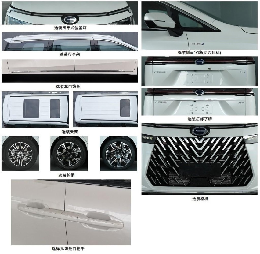 广汽传祺全新MPV——M7实车曝光！比M6更大，搭载2.0升混动系统