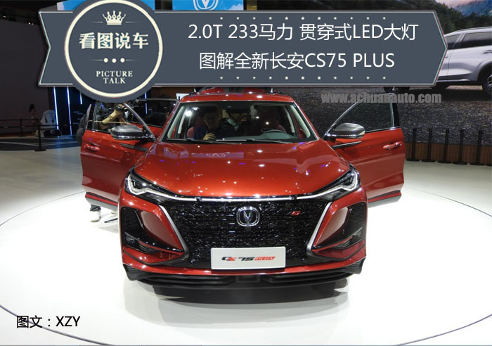 2.0T 233马力 贯穿式LED大灯 图解CS75 PLUS