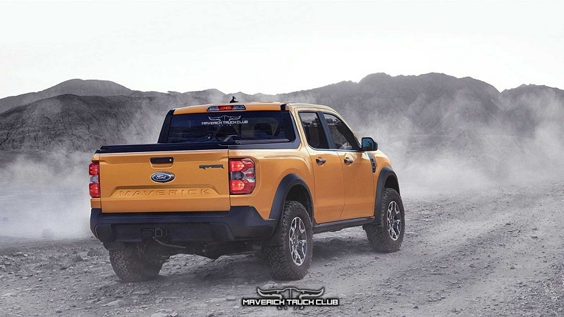 越野性能提升 福特Maverick Raptor渲染图曝光