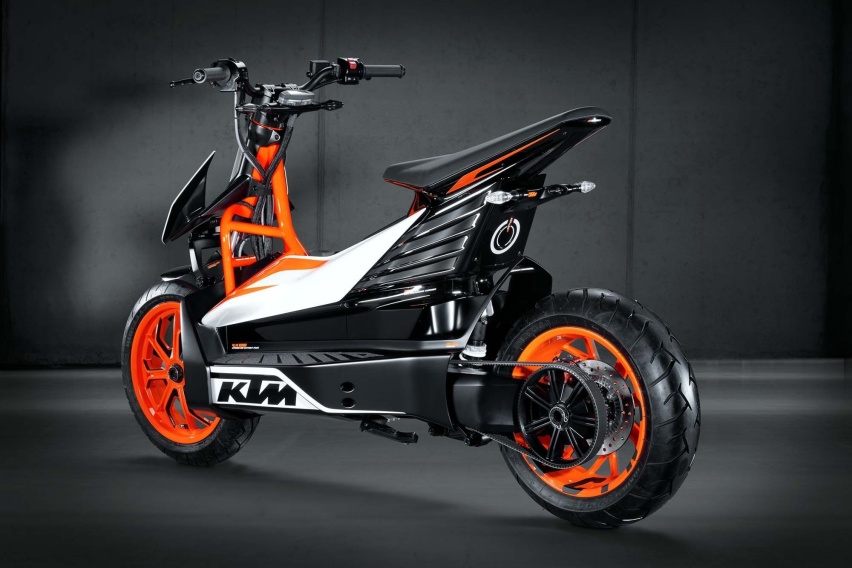 KTM E-Speed电动踏板 单摇臂皮带传动 后年正式投产