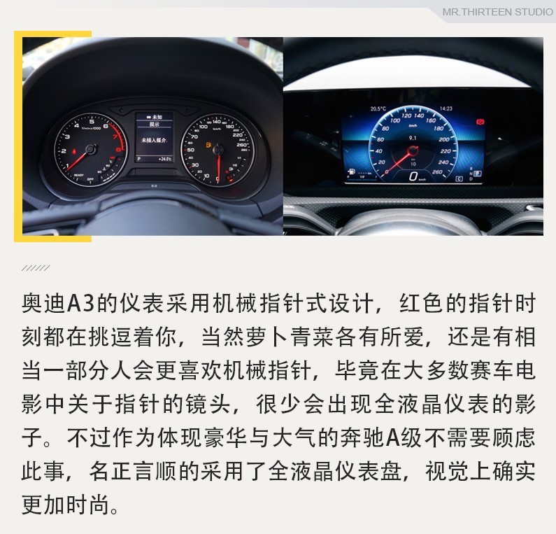 20万就能买的豪华轿车，奥迪A3和奔驰A级差在哪？