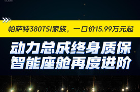 帕萨特380TSI家族一口价15.99万元起