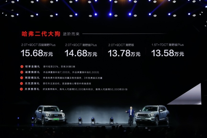 开启轻越野SUV黄金十年，哈弗二代大狗16.28万起售