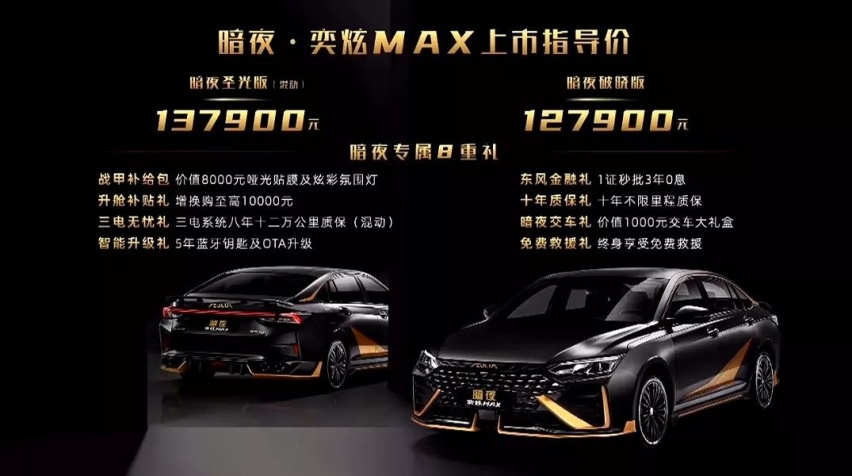 原厂改装套件+马赫动力，奕炫MAX暗夜版上市：12.79万元起