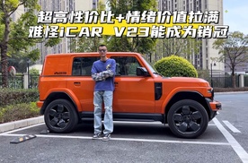 超高性价比+情绪价值拉满！难怪iCAR V23能成为销冠