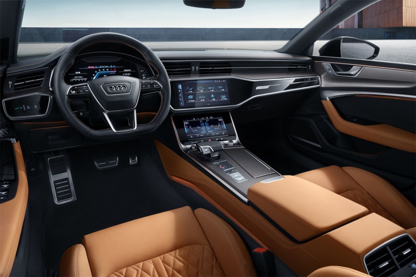 3.0T V6+四驱+四轮转向 还配无边门框？奥迪A7L年内上市！