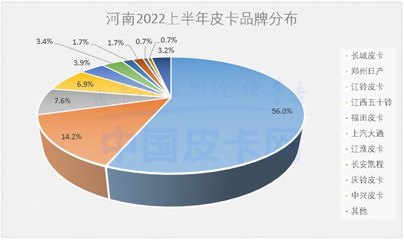 详解2022上半年全国31省皮卡终端销量（上）