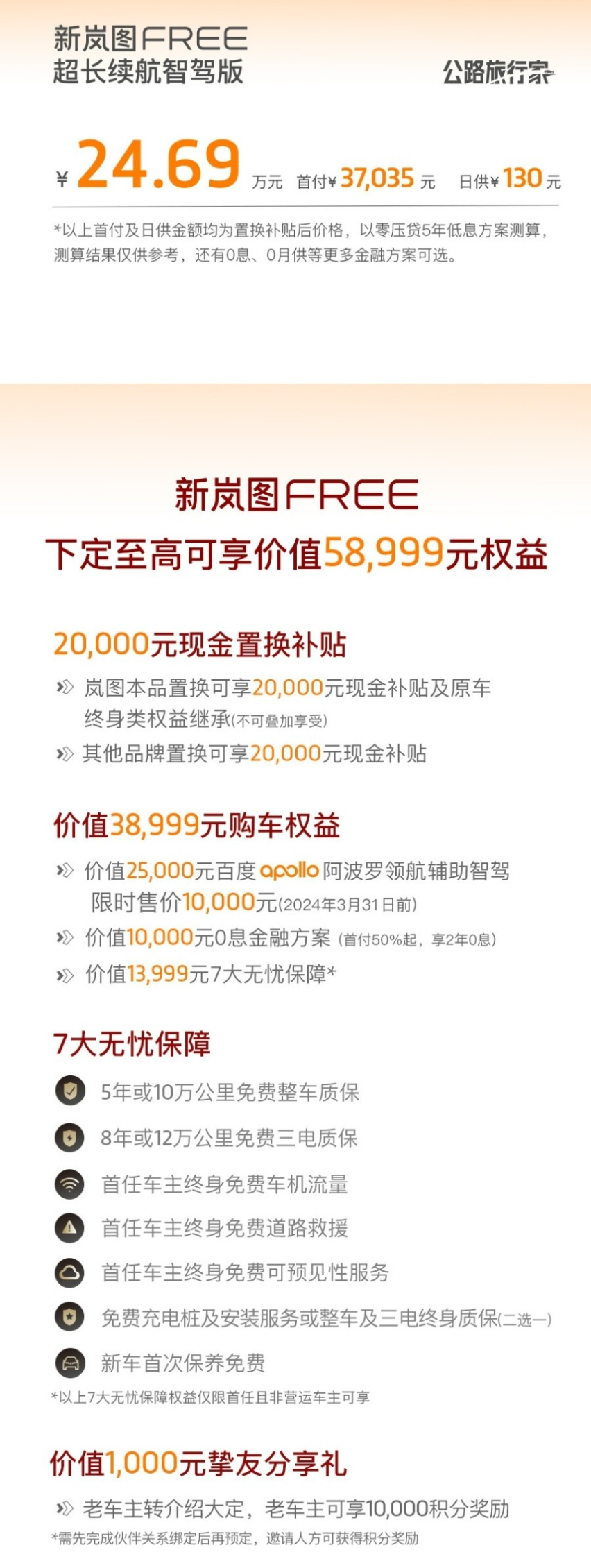 至高优惠5万元！岚图三月开启10亿置换补贴