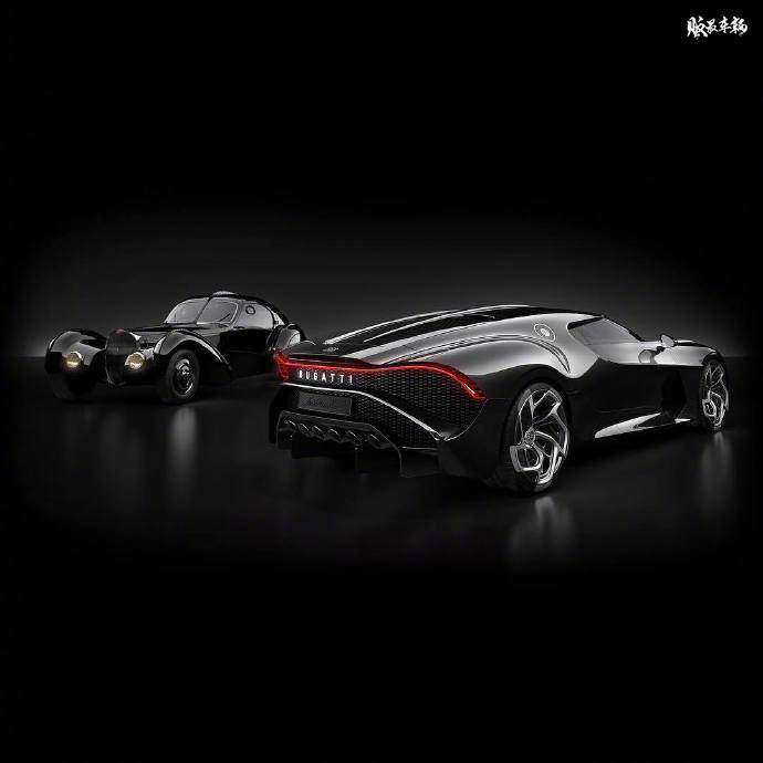 我们只谈艺术，黑化布加迪La Voiture Noire