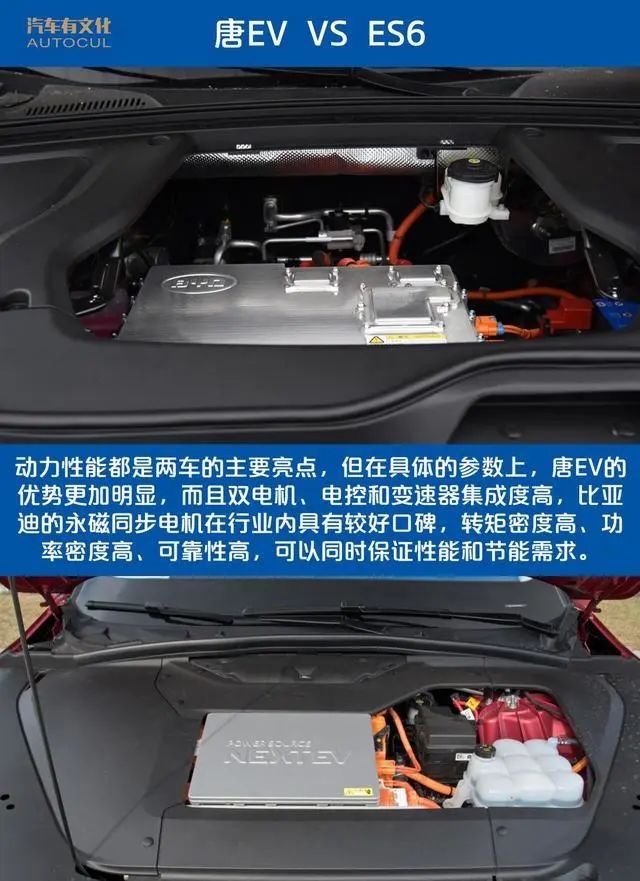 老牌车企与新势力造车的对决 比亚迪唐EV和蔚来ES6谁能更胜