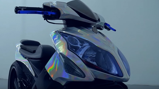 马来西亚Demak Evo ZR 110 无轮毂车轮摩托现世