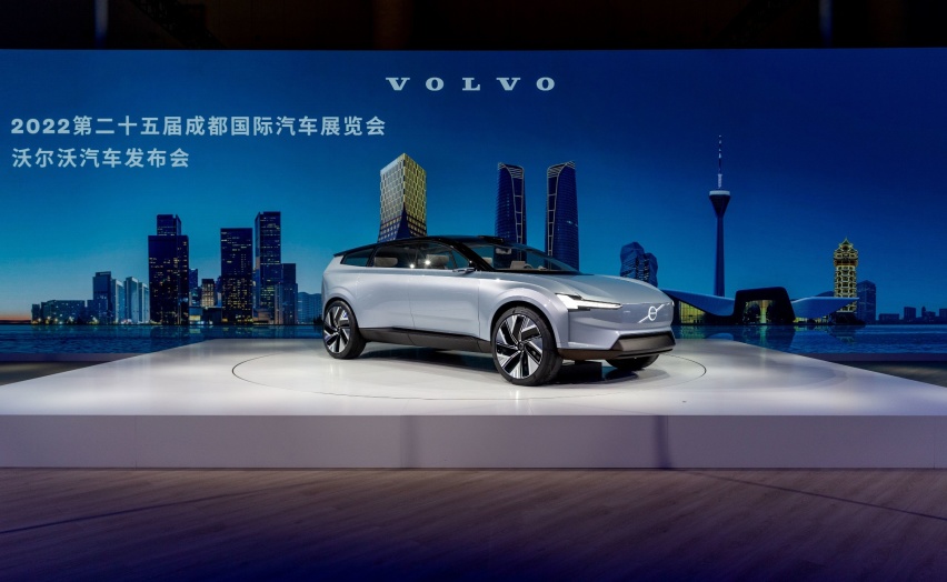 沃尔沃全新纯电概念车Concept Recharge成都车展中国首秀