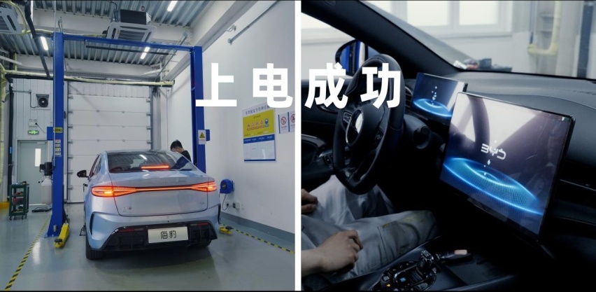 比亚迪海豹双面侧柱碰撞测试挑战成功，高品质出行的不二之选