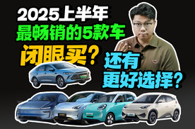 2025上半年最畅销的5款车，闭眼买？还有更好选择？