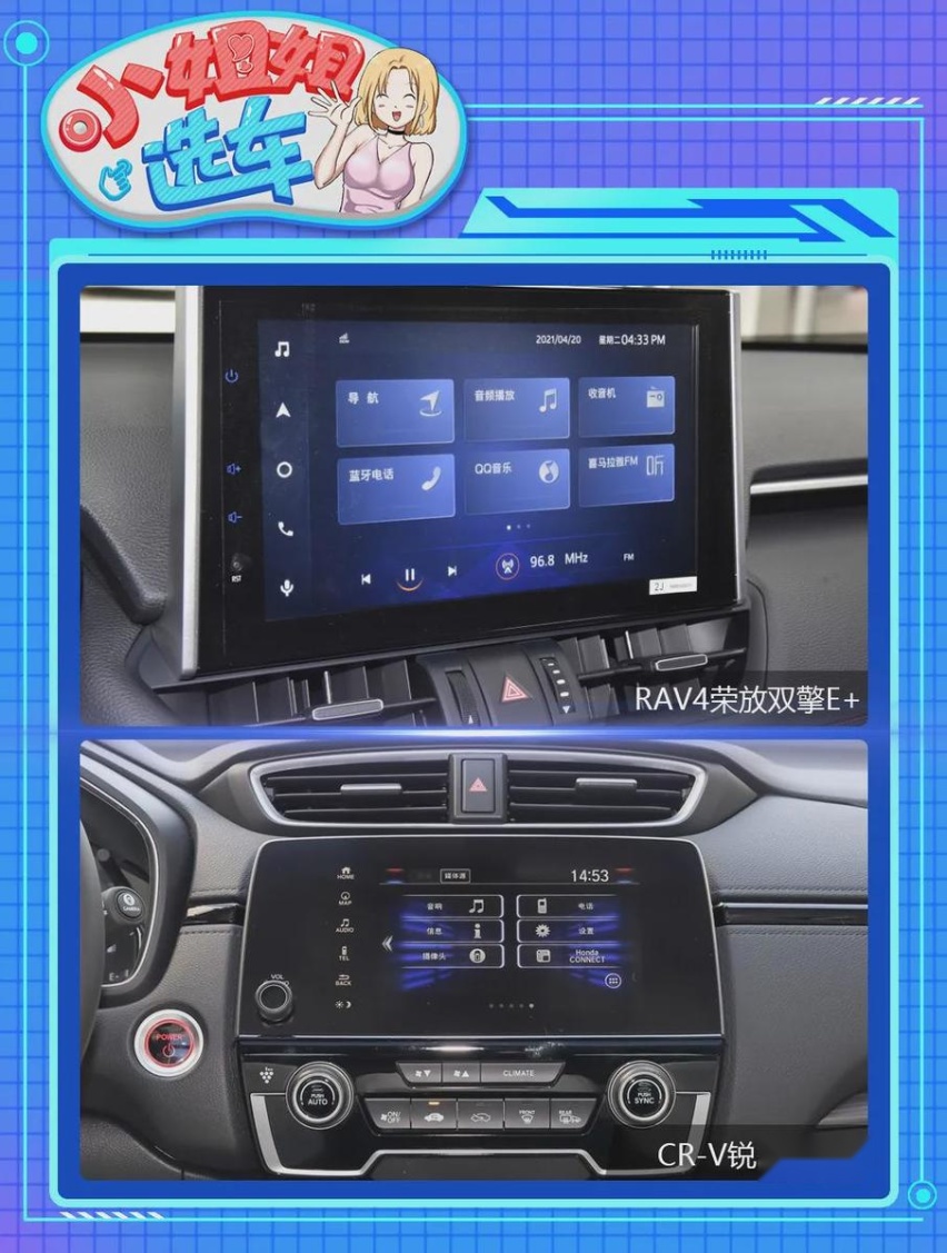 将军里面拔元帅！RAV4荣放双擎E+与CR-V锐·混动e+谁