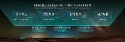 M3X火星架构正式发布，EXEED星途两款车型亮相并开启预售