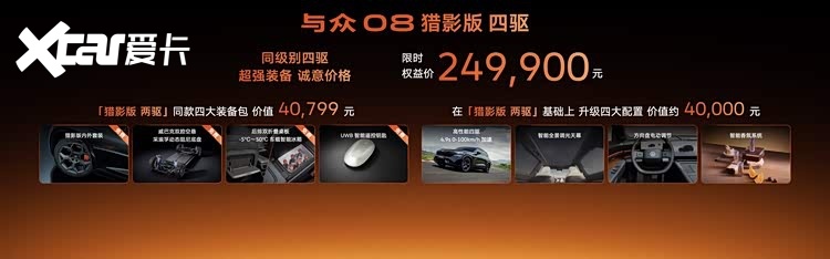 与众08猎影版正式登场，18.99万起全系焕新重构家用纯电SUV标杆