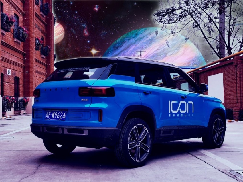 吉利icon到店实拍，概念量产化的icon，将成又一款热销车