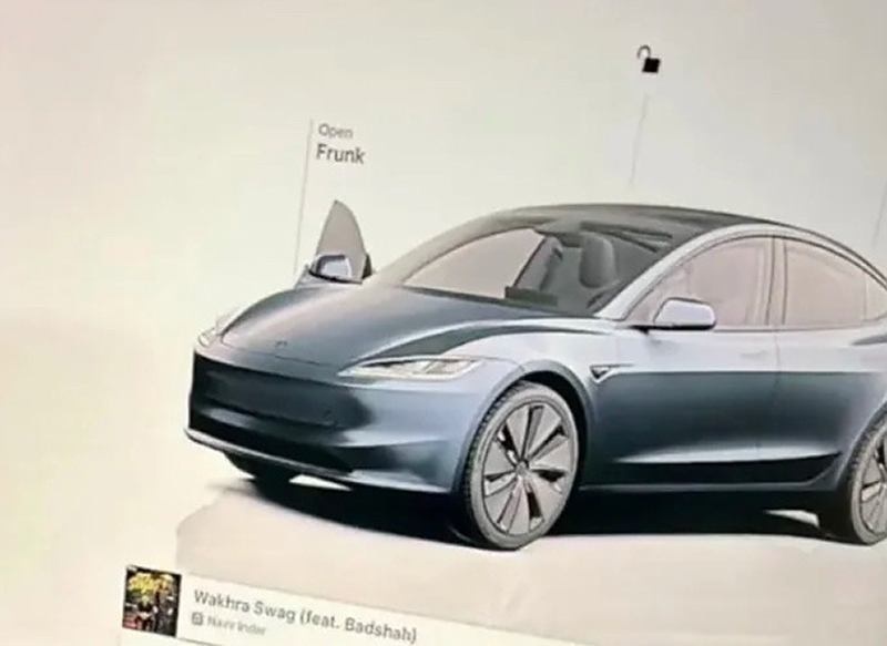 特斯拉Model Y焕新版谍照曝光 内饰更简洁 取消换挡杆