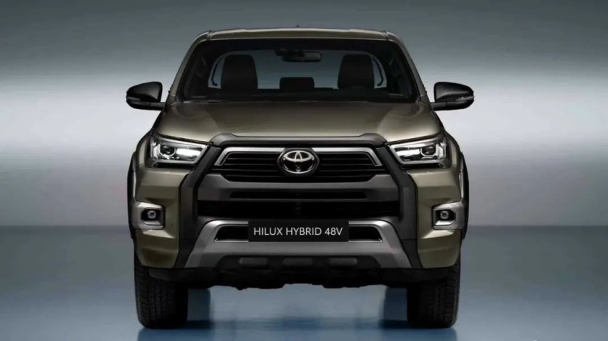 【E汽车】丰田发布2024款Hilux轻混版官图