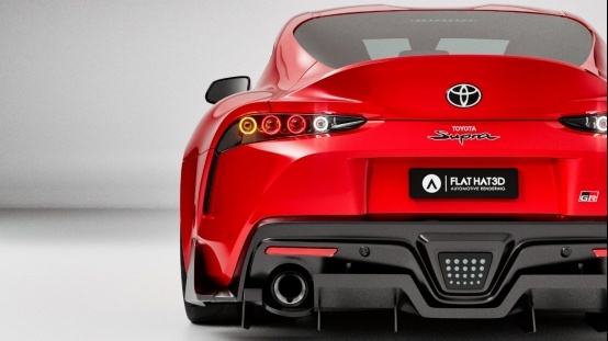 设计师Flat HAT3D改装丰田GR Supra Mk5